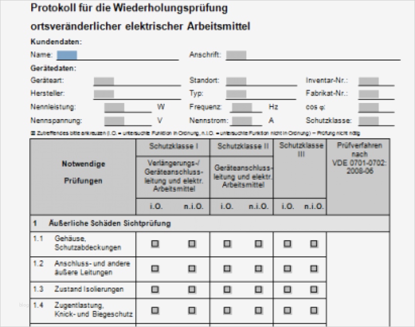Prüfprotokoll Elektrischer Anlagen Vorlage Luxus Das Prüfprotokoll Für Ihre Dokumentation