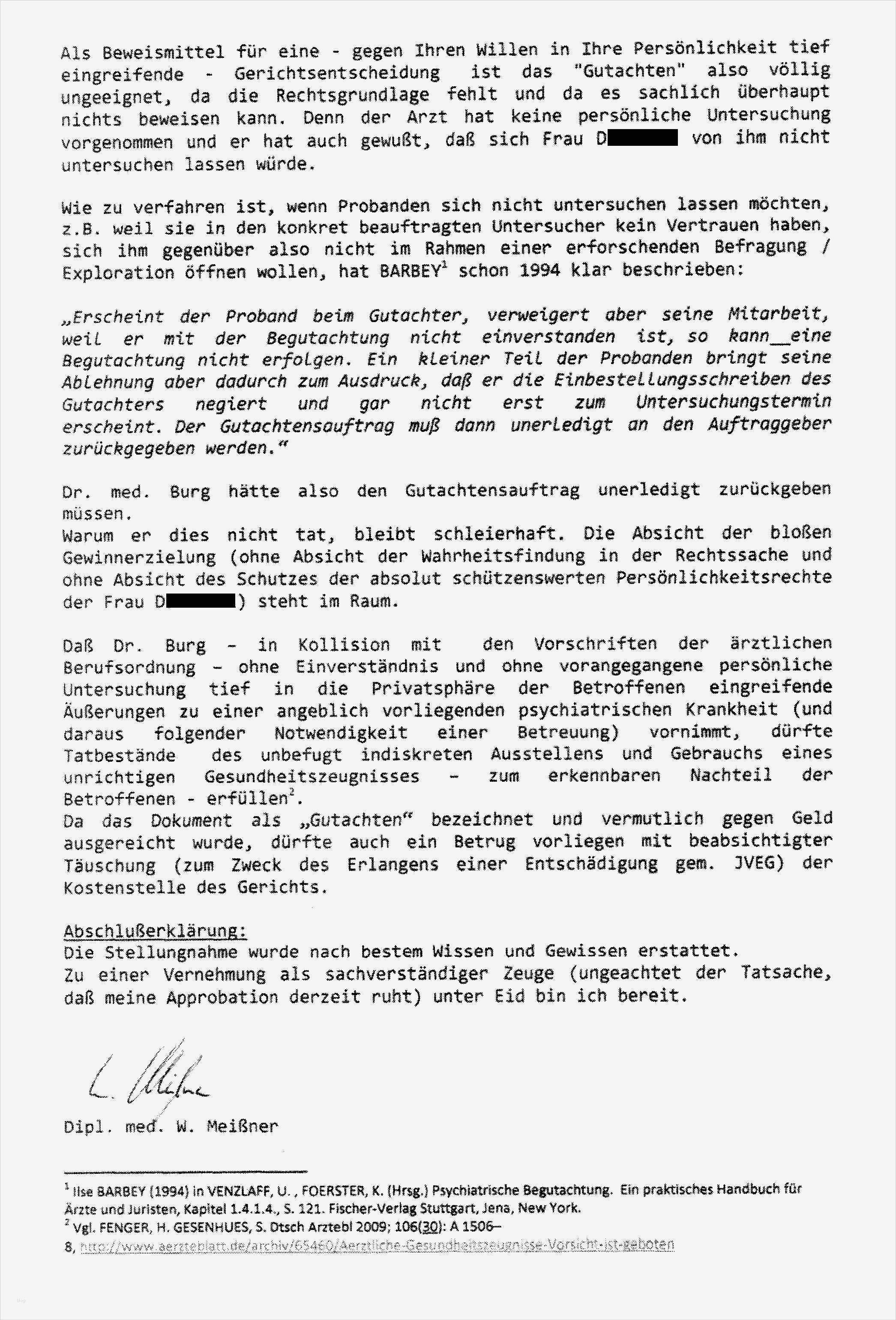 Erste Reaktion auf das vom Scientologen beauftragte