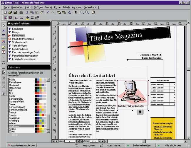 Publisher Vorlagen Genial Publisher 98 Einfache Designs Michael Gradias