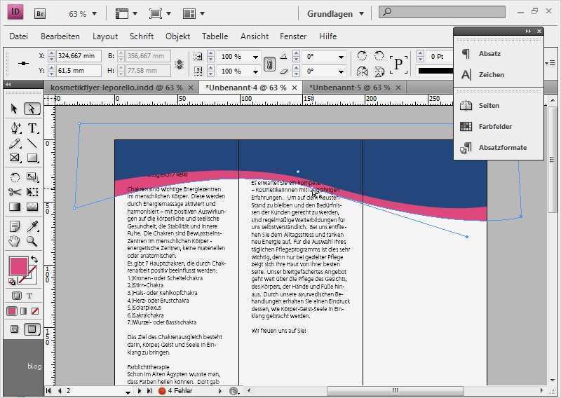 Publisher Vorlagen Wunderbar Flyerdesign Im Faltformat Am Beispiel Eines