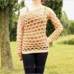 Pullover Häkeln Vorlagen Cool Netzshirt Häkeln Netzpulli Für Den sommer