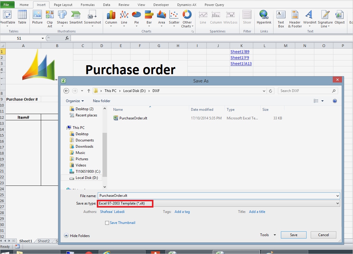Purchase order Vorlage Wunderbar Export Purchase order Data to Ms Excel Template with