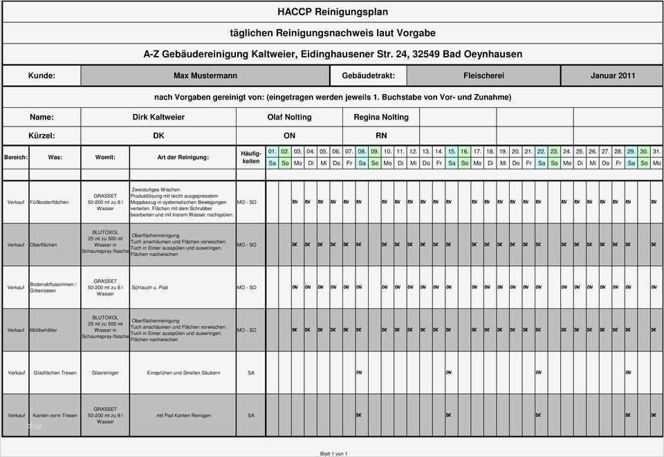 Putzplan Treppenhausreinigung Vorlage Elegant Berühmt Wc Reinigungsplanvorlage Galerie Beispiel