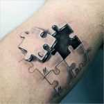 Puzzle Tattoo Vorlagen Süß 25 Trendige Puzzleteil Tattoos Ideen Auf Pinterest