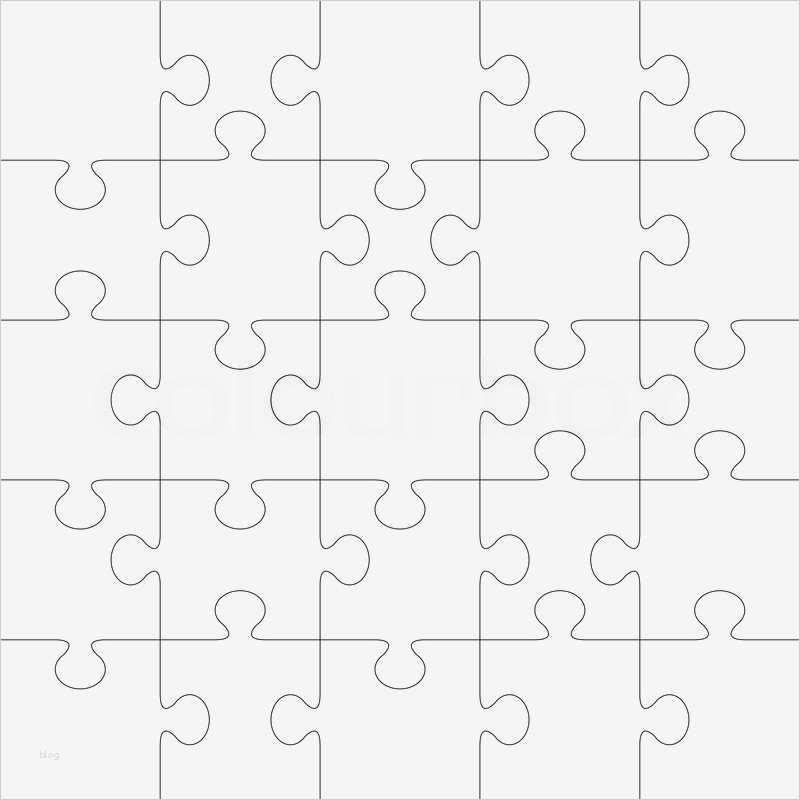 Puzzle Vorlage Erstaunlich Puzzle Vektor Vorlage Mit Puzzle Teile Ser