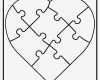 Puzzle Vorlage Erstaunlich White Line Puzzle Herz Zum Selbst Bemalen 6 Stück Von