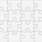Puzzle Vorlage Großartig Puzzle Blankovorlage Leicht Zu Bearbeiten Stock Vektor Art