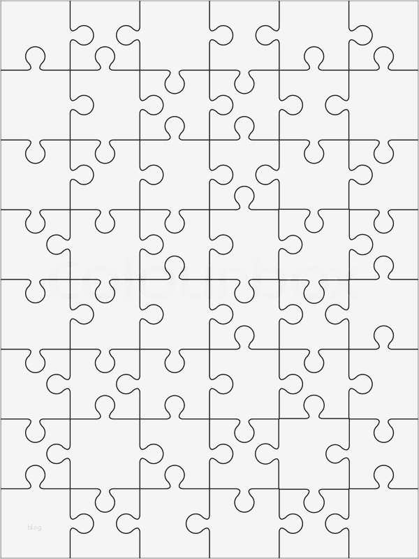 Puzzle Vorlage Kostenlos Ausdrucken Erstaunlich "48 Jigsaw Puzzle Leere Vorlage Oder Schneiden Leitlinien
