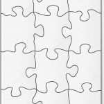 Puzzle Vorlage Wunderbar 12 Stück Puzzle Vorlage — Stockvektor © Gorgrigo