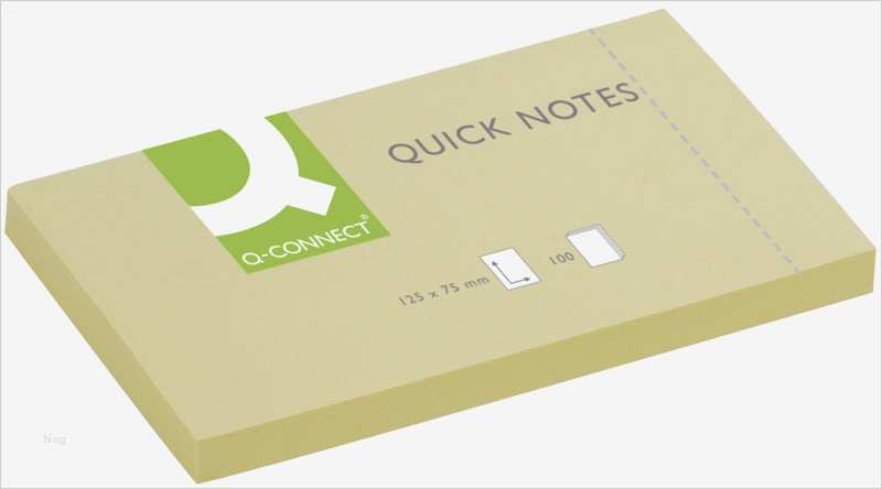 Q Connect Etiketten Vorlagen Schön Haftnotizen Q Connect 127x76mm Gelb Papiere Blöcke