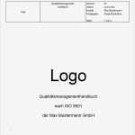 Qm Zahnarztpraxis Vorlagen Großartig Vorlage Qm Handbuch Deckblatt