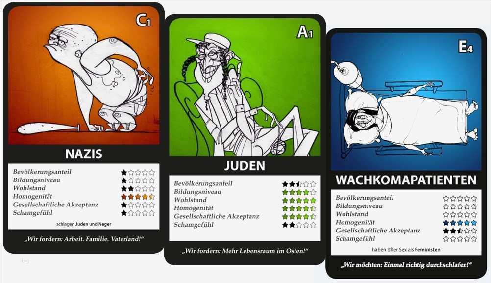 Quartett Vorlage Word Schön Lupe Der Satire Blog Minderheiten Quartett Inkl Spiel