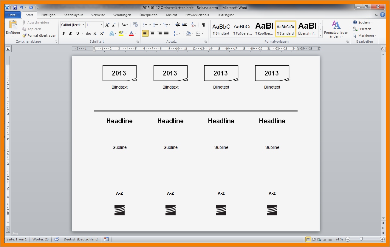 Quartett Vorlage Word Süß 9 Etikett Vorlage Word