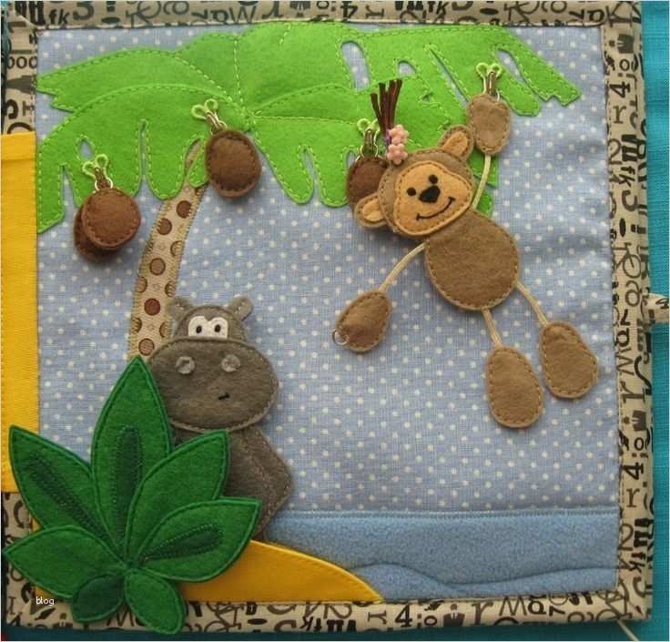 Quiet Book Vorlagen Bewundernswert Monkey with Banana Quiet Book Page Google Search