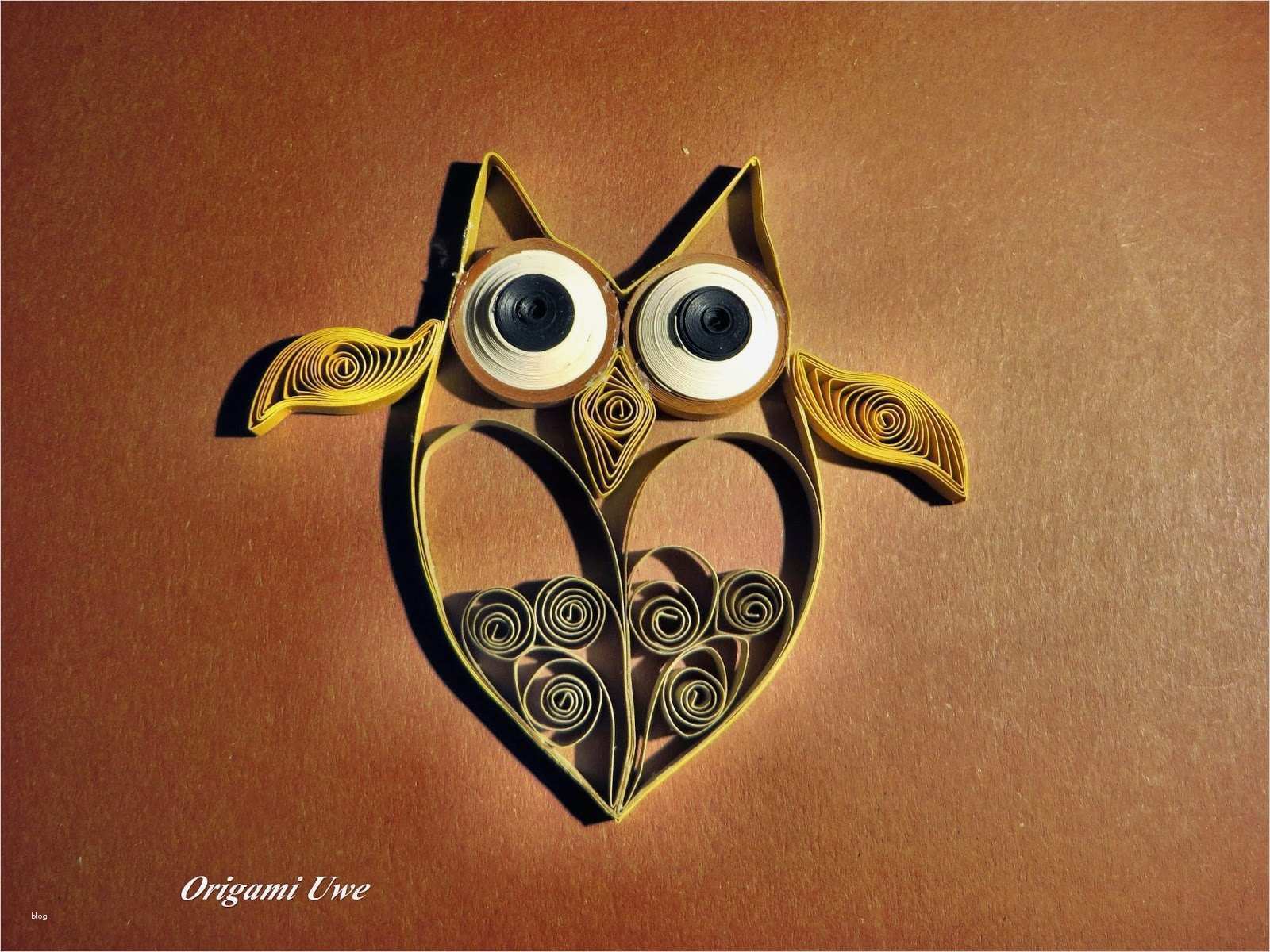 Quilling Vorlagen Eule Bewundernswert origami Fleurogami Und Sterne Quilling Eule Owl