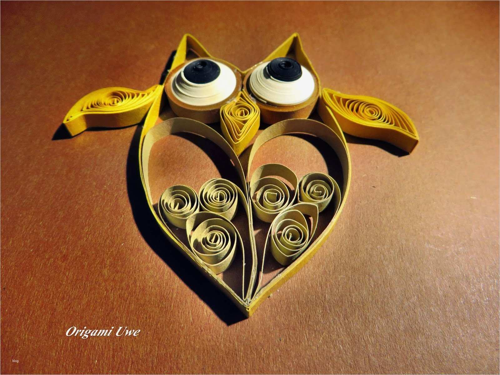 Quilling Vorlagen Eule Einzigartig origami Fleurogami Und Sterne Quilling Eule Owl