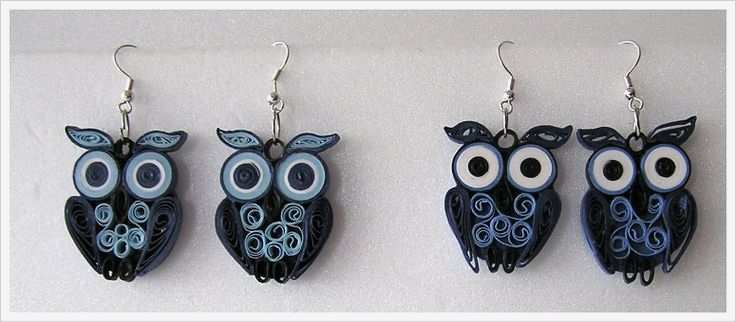 Quilling Vorlagen Eule Erstaunlich Quiling orringe Eule Blau Hellblau Quilling