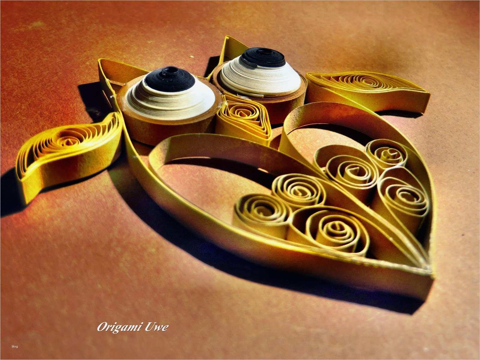 Quilling Vorlagen Eule Genial origami Fleurogami Und Sterne Quilling Eule Owl
