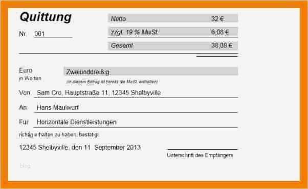 Quittung Kaution Vorlage Word Schön Großartig Quittung Pdf Vorlage Fotos Entry Level Resume