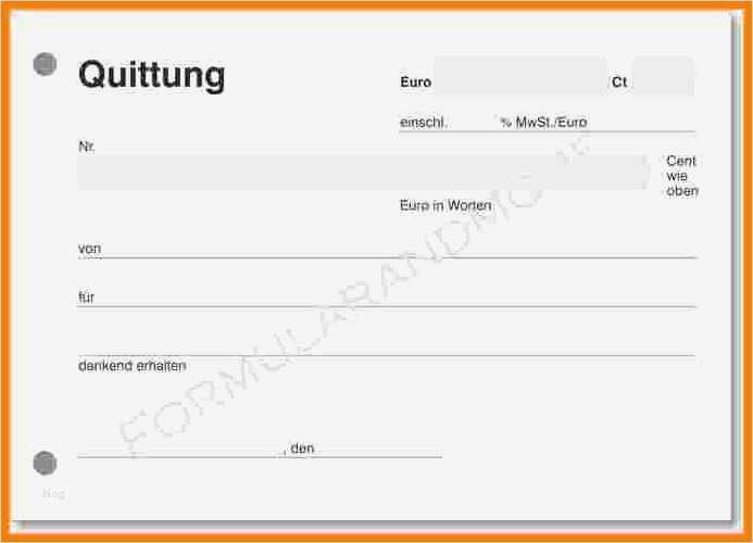 Quittung Kaution Vorlage Word Schönste 12 Quittungsvorlagen