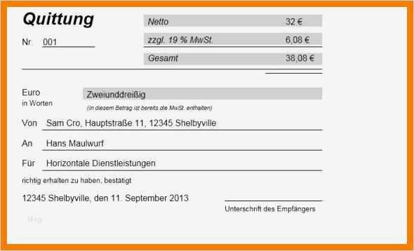 Quittung Privatverkauf Vorlage Bewundernswert 11 Quittung Erstellen Vorlage