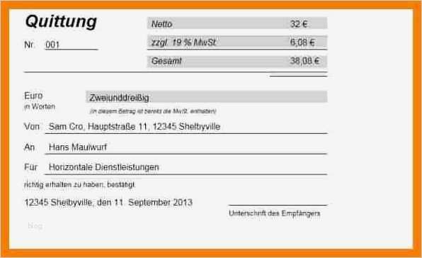 Quittung Vorlage Excel Download Erstaunlich Quittung Vorlage Excel – Gehen