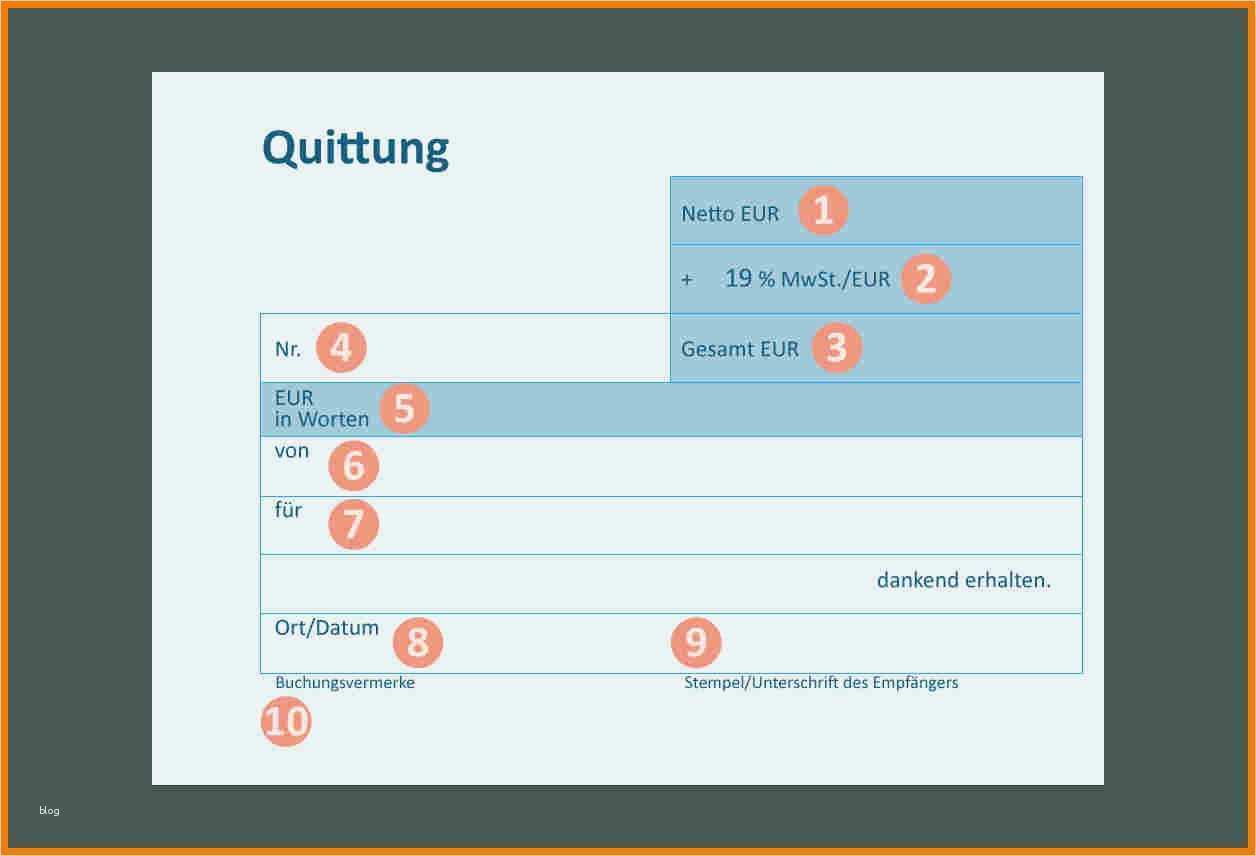 Quittung Vorlage Excel Download Großartig Quittung Vorlage Wordchnung Vorlage Excel