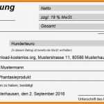 Quittung Vorlage Word Fabelhaft 10 Quittung Vorlage Word