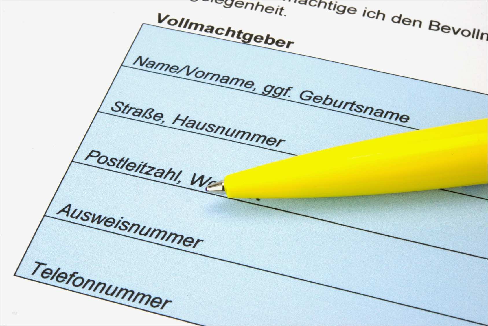 Quittungsblock Vorlage Erstaunlich Generalvollmacht Muster