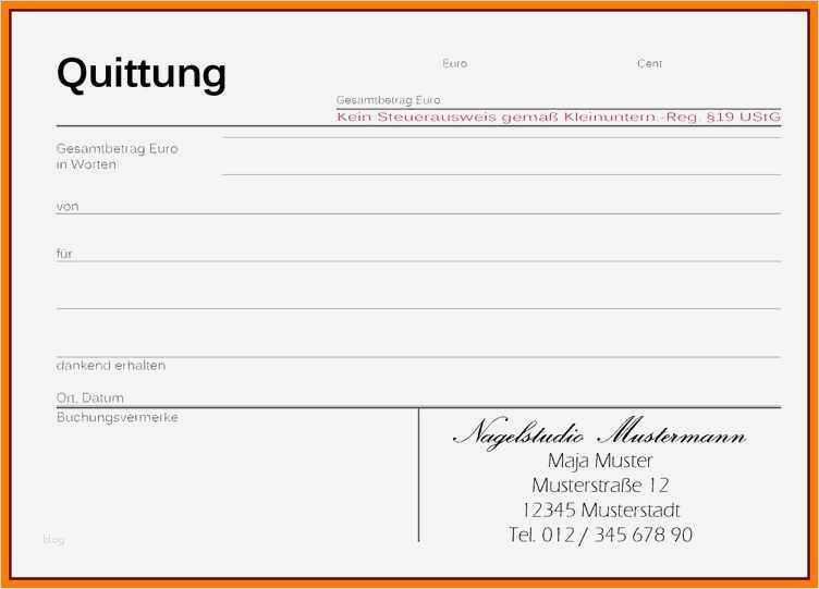Quittungsblock Vorlage Wunderbar 17 Quittungsblock Vorlage