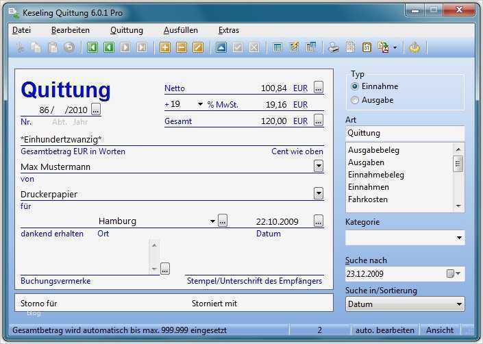 Quittungsblock Vorlage Wunderbar Sks Quittung Pro Pc Welt