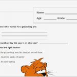 Quiz Vorlage Powerpoint Beste Children S Groundhog Day Quiz Template for Word