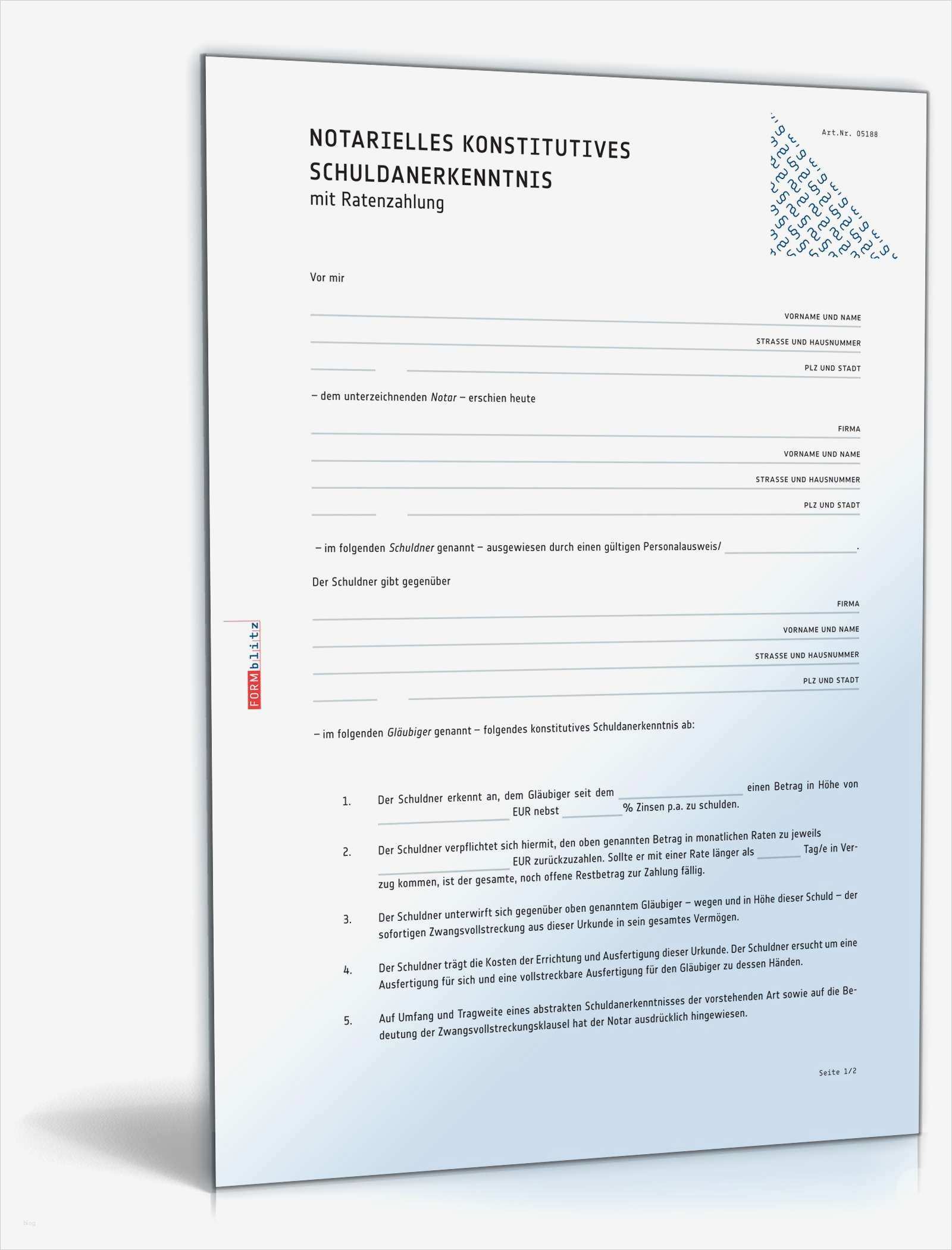 Ratenzahlung Vorlage Cool Schuldanerkenntnis Notariell Konstitutiv Ratenzahlung