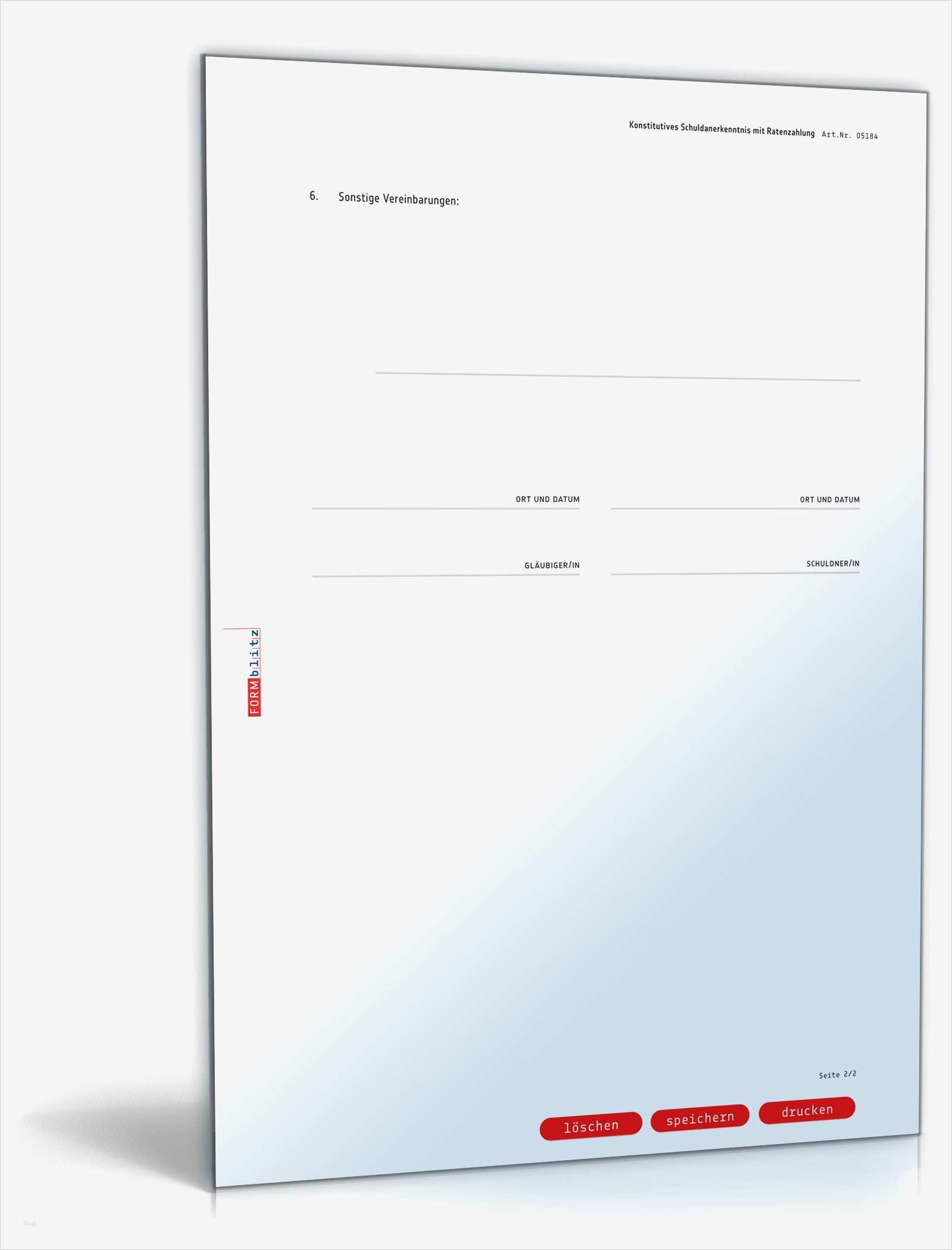 Ratenzahlung Vorlage Elegant Schuldanerkenntnis Konstitutiv Ratenzahlung