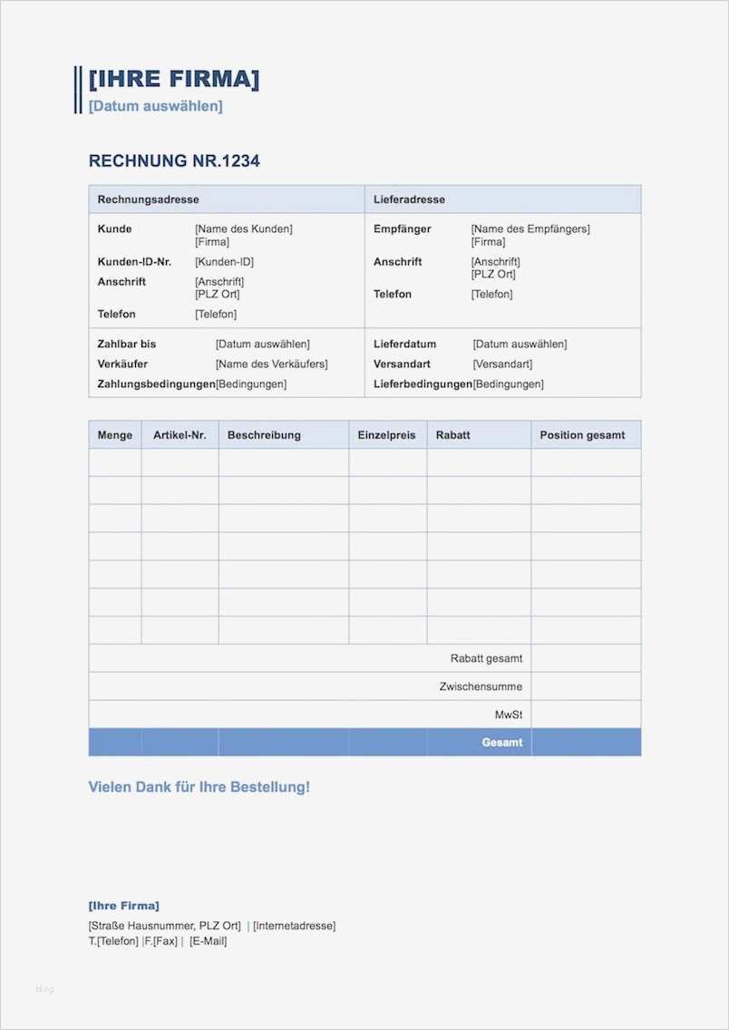 Rechnung Als Privatperson Vorlage Gut Rechnungsvorlage Word & Excel Schweiz Kostenlos