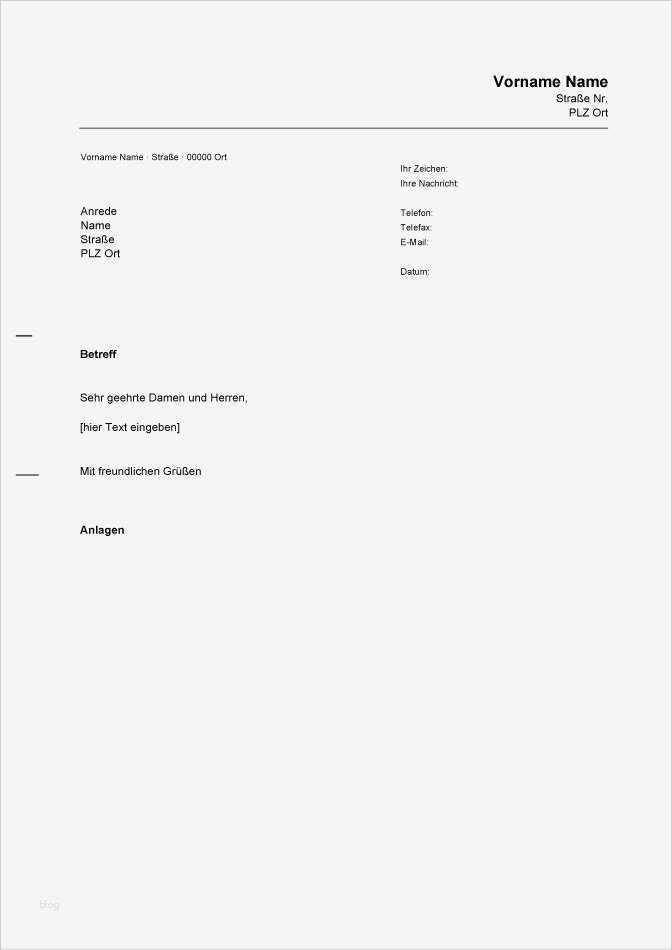 Rechnung Din 5008 Vorlage Beste Brief Nach Din 5008 normbrief Briefvorlagen Serienbrief