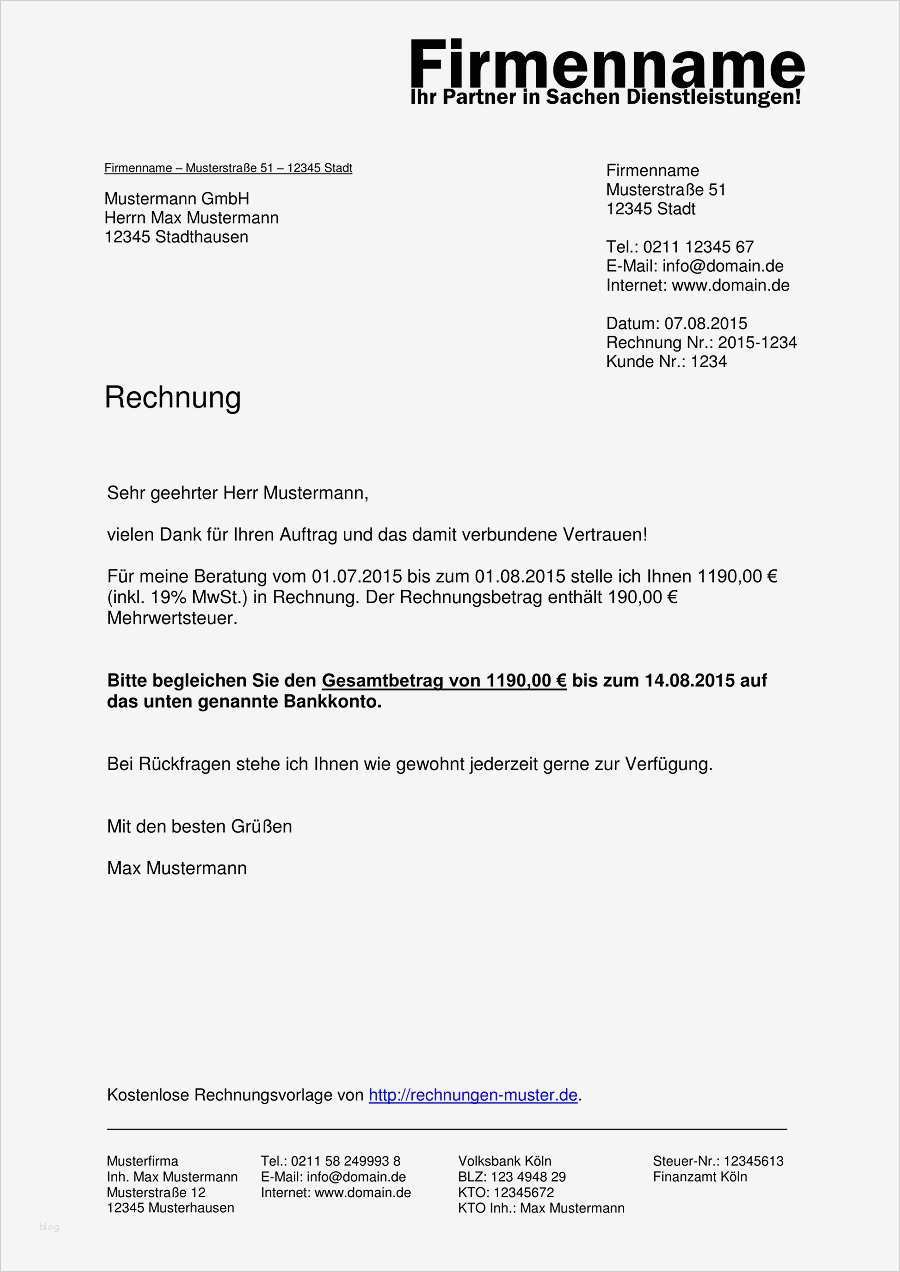 Rechnung Erstellen Vorlage Kostenlos Wunderbar 11 Rechnung Design