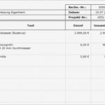 Rechnung Excel Vorlage Genial Excel Vorlage Angebot Rechnung Rechnungen Mit Excel