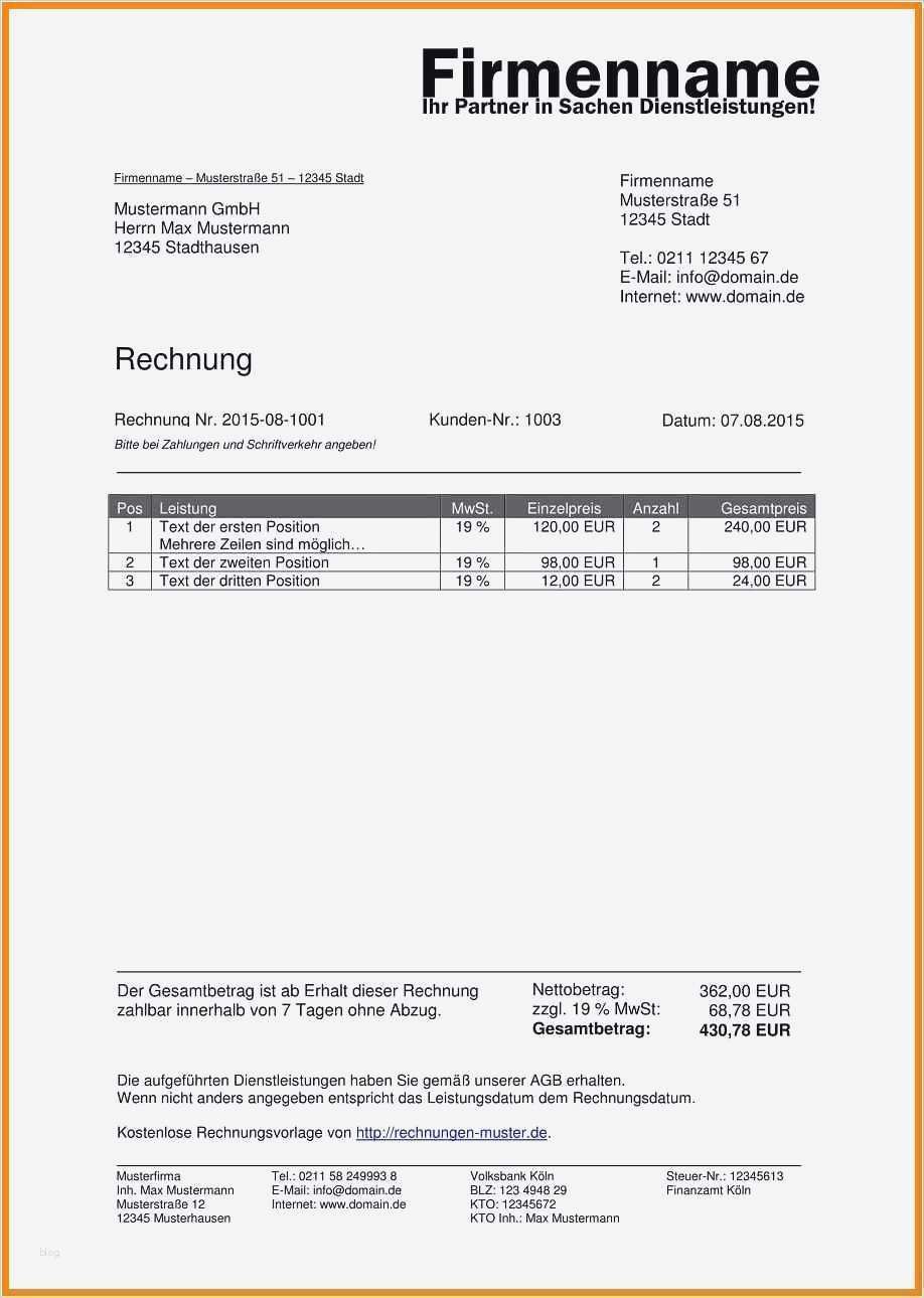 Rechnung Hotel Vorlage Fabelhaft 22 Proforma Rechnung Vorlage