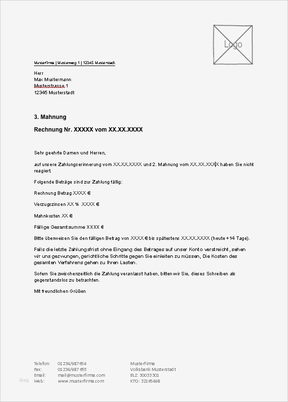 Rechnung Miete Vorlage Erstaunlich Kostenlose Mahnungsvorlage Zum Download Von Lexoffice