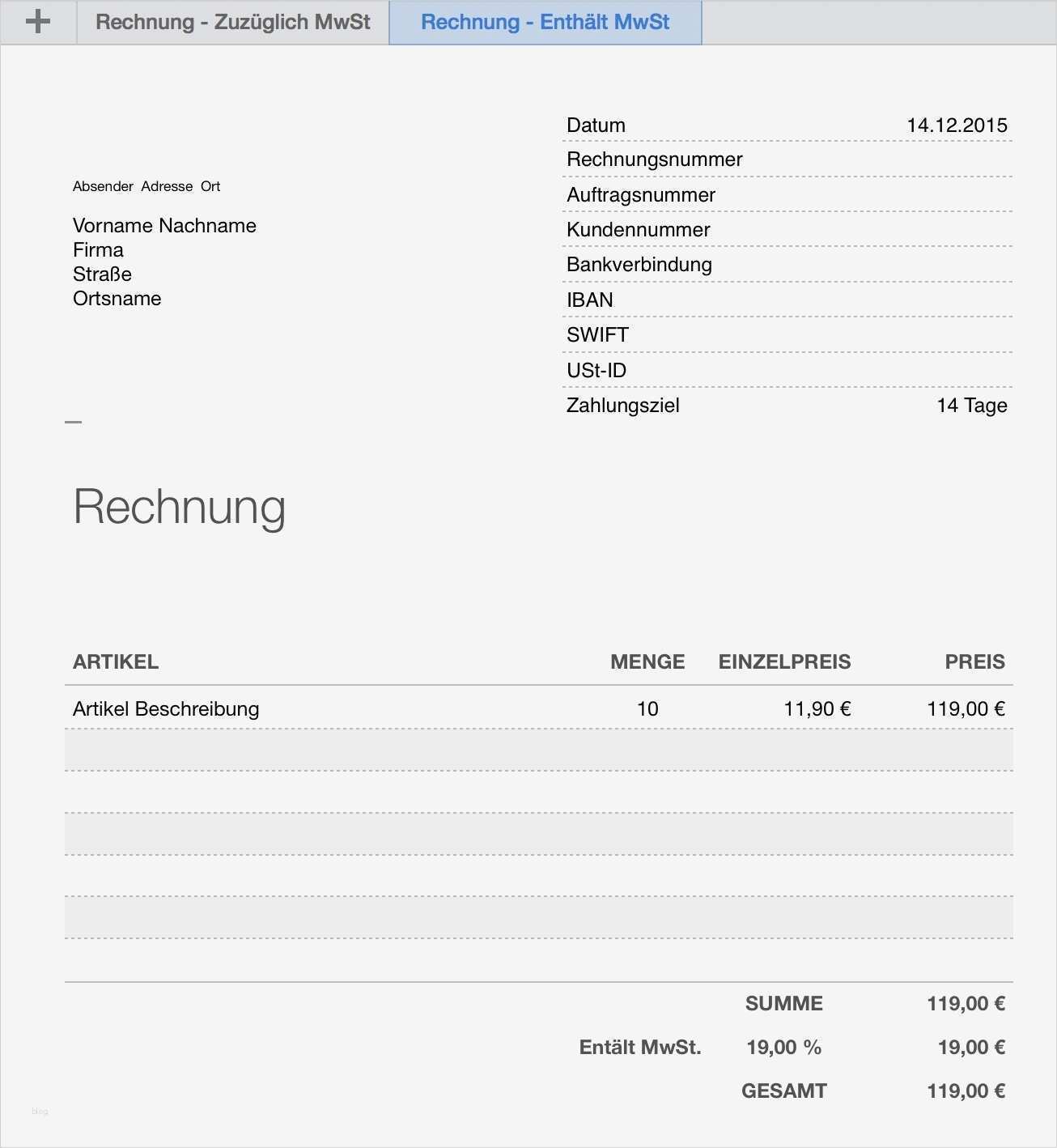 Rechnung Promotion Vorlage Erstaunlich Numbers Vorlage Rechnung