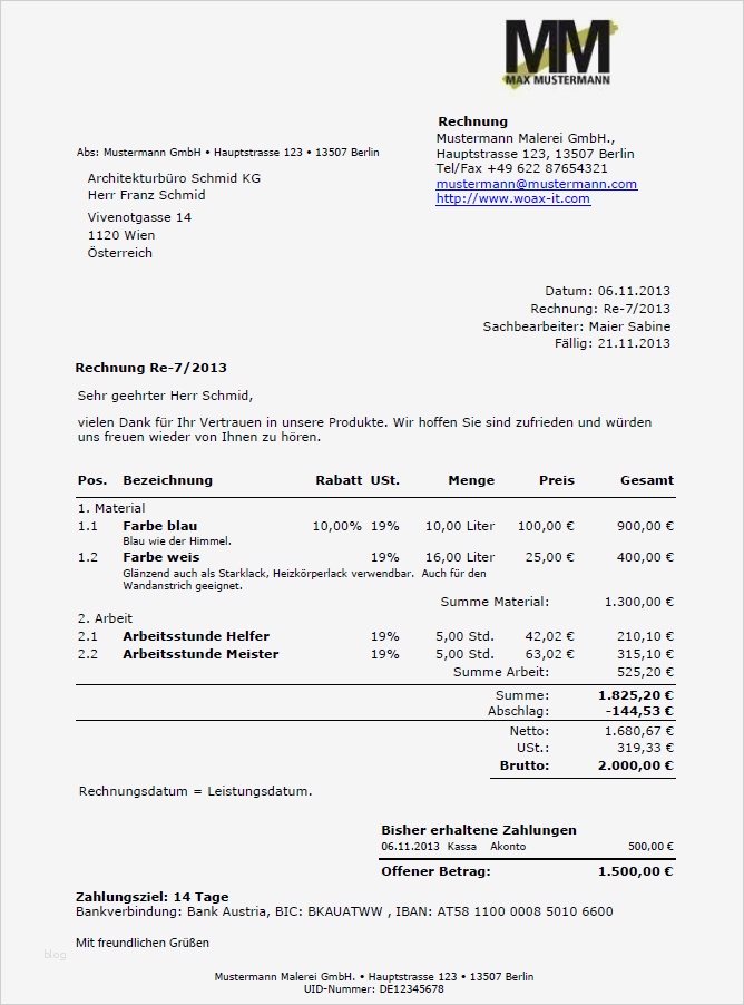 Rechnung Richtig Schreiben Vorlage Fabelhaft Rechnung Schreiben Information Tipps Und Tricks
