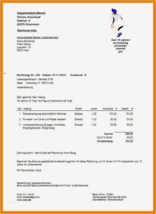 Rechnung Schreiben Kleingewerbe Vorlage Beste 9 Kleingewerbe Rechnung