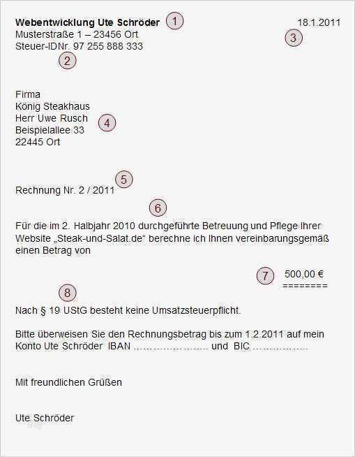 Rechnung Schreiben Kleingewerbe Vorlage Erstaunlich Rechnung Eu Ausland Muster – Vorlagen Kostenlos