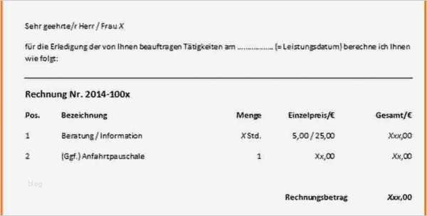 Rechnung Schreiben Vorlage Kostenlos Word Erstaunlich 10 Rechnung Privatperson Vorlage Word