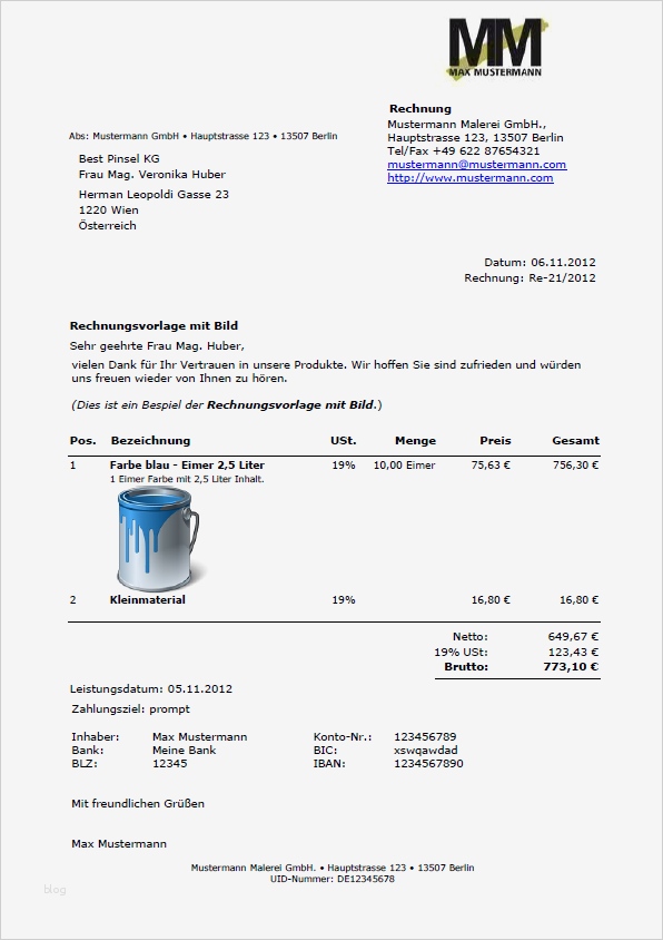 Rechnung Von Privat An Firma Vorlage Erstaunlich Rechnungsvorlagen Muster Beispiele Information