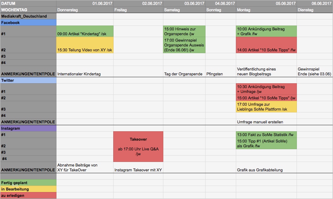 Redaktionsplan social Media Vorlage Erstaunlich so Erstellt Ihr Einen social Media Redaktionsplan