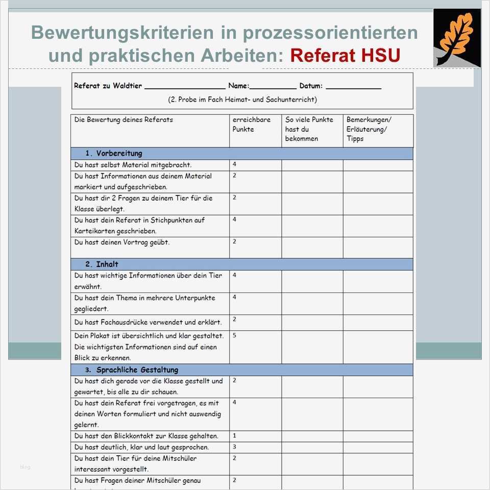 Referat Vorlage Grundschule 2 Klasse Haustiere Angenehm Großartig Präsentation Bewertungsvorlage Bilder Beispiel