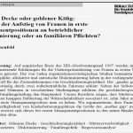 Reflexion Angebot Kindergarten Vorlage Best Of Ende Einer Genderphantasie Die „gläserne Decke“ In