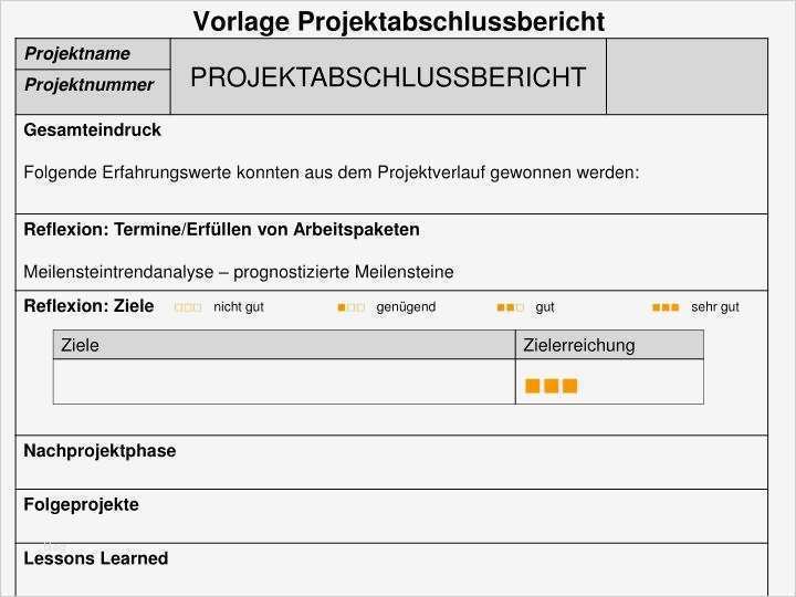 Reflexion Vorlage Einzigartig Ppt Vorlage Projektarbeit Powerpoint Presentation Id